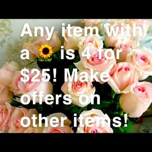 4/$25 deal 🌻
